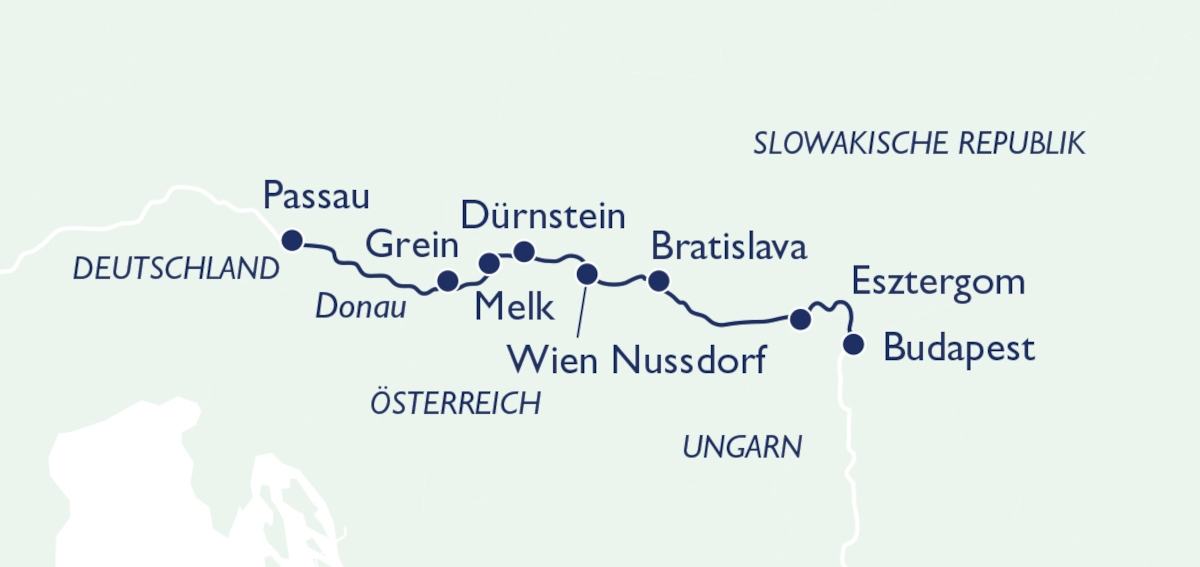 Donau-Metropolen - Von Passau bis Budapest