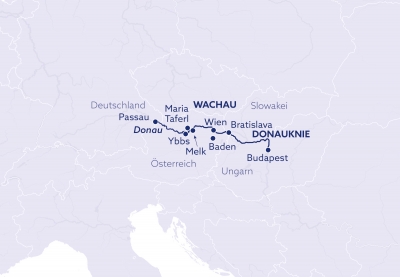 Spektakuläre Metropolen an der Donau